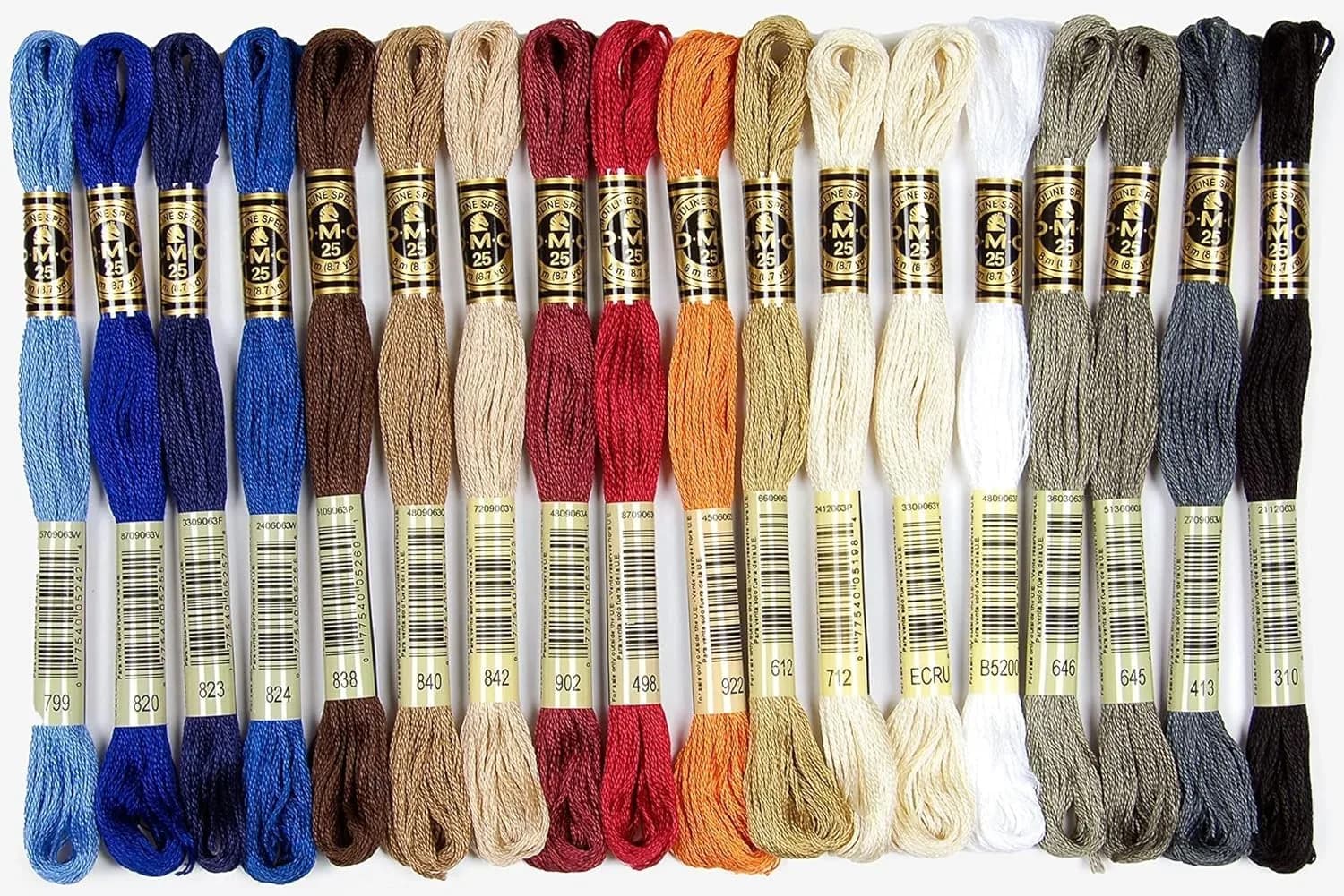 DMC Home Decor Embroidery Floss Pack 8.7yd (245.7m) | 36 Skeins Multicolor Cotton Thread - view 3