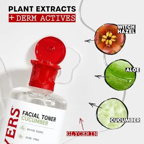 THAYERS Alcohol-Free Hydrating Cucumber Witch Hazel Facial Toner 355ml (12 Fl Oz) | Dermatologist Tested & Recommended thumbnail 5