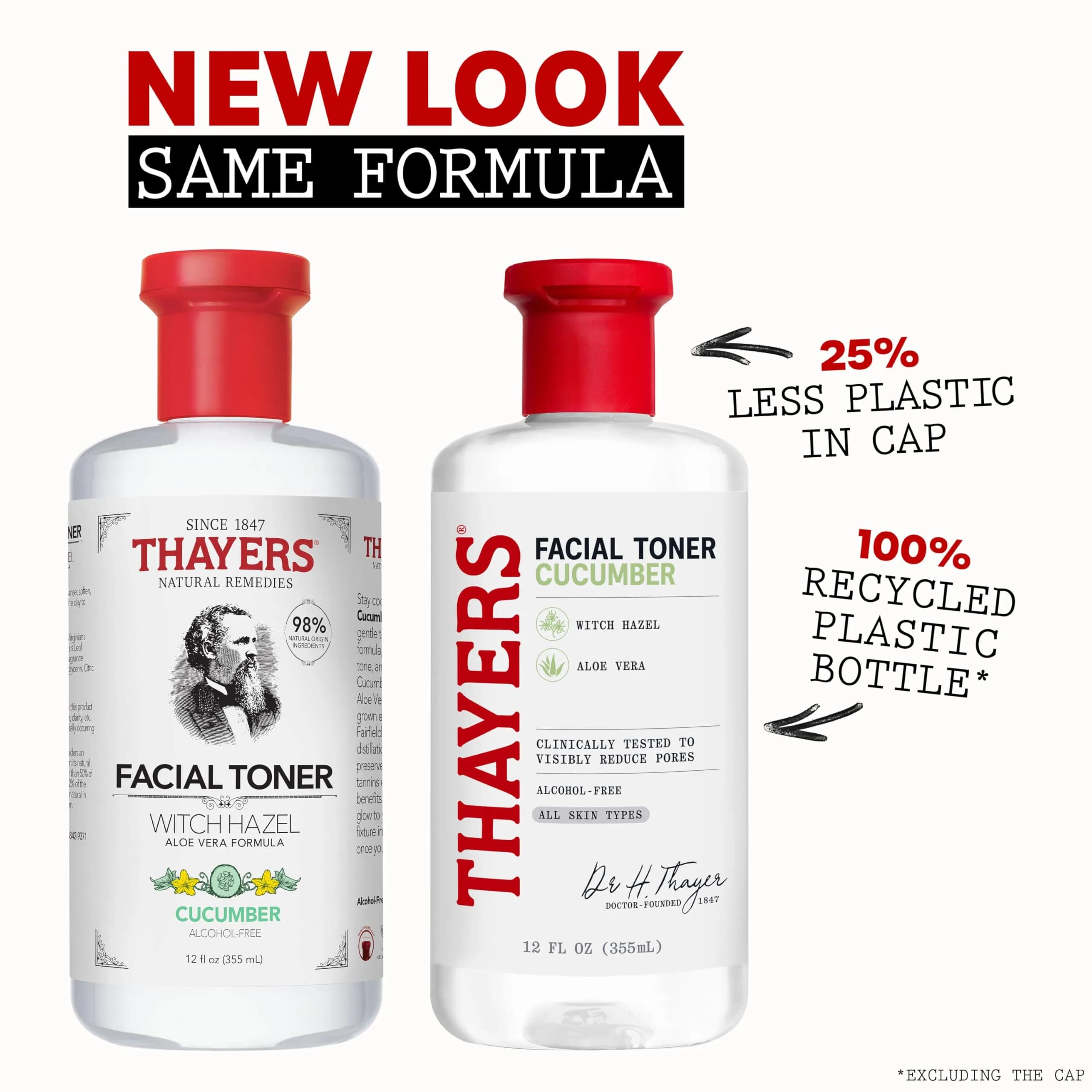 THAYERS Alcohol-Free Lavender Witch Hazel Facial Toner with Aloe Vera 355ml (12 Fl Oz) | Dermatologist Tested & Vegan - view 2