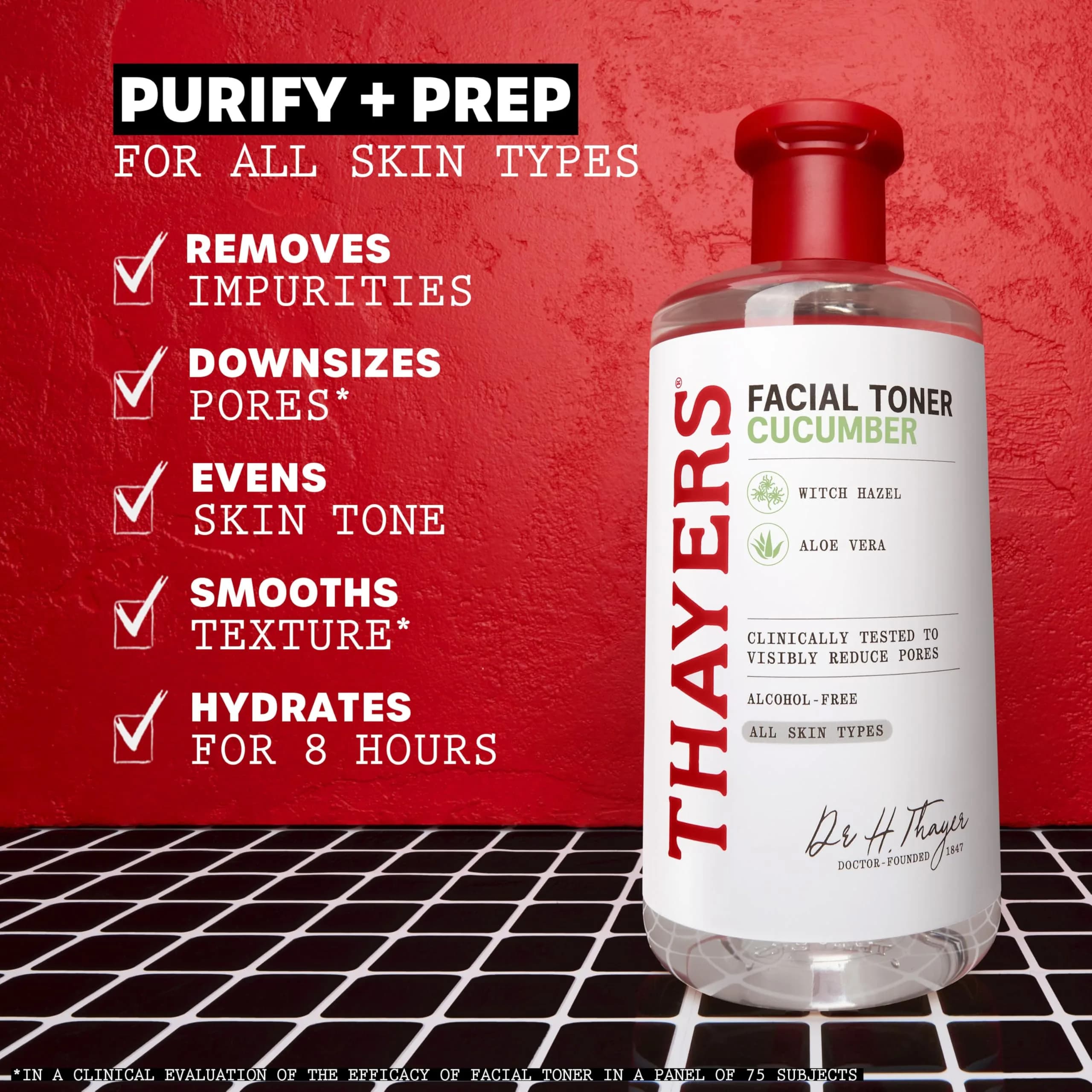 THAYERS Alcohol-Free Lavender Witch Hazel Facial Toner with Aloe Vera 355ml (12 Fl Oz) | Dermatologist Tested & Vegan - view 3