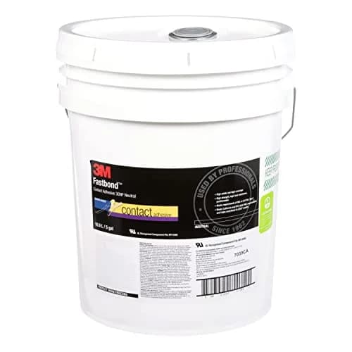 3M Fastbond Contact Adhesive 30NF Neutral 18.9 Litres (5 Gallon Pail) | Industrial Strength Water-Based Adhesive for Wood, Laminate, Canvas thumbnail 1