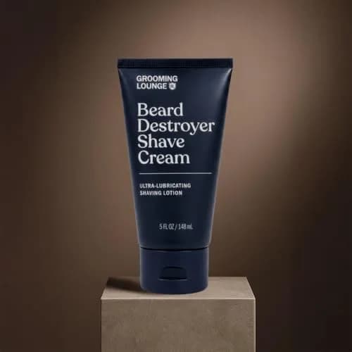 Grooming Lounge Beard Destroyer Shave Cream for Men, Rosemary & Aloe 148ml (5 Fl Oz) | Barber-Crafted Formula for Sensitive Skin thumbnail 3