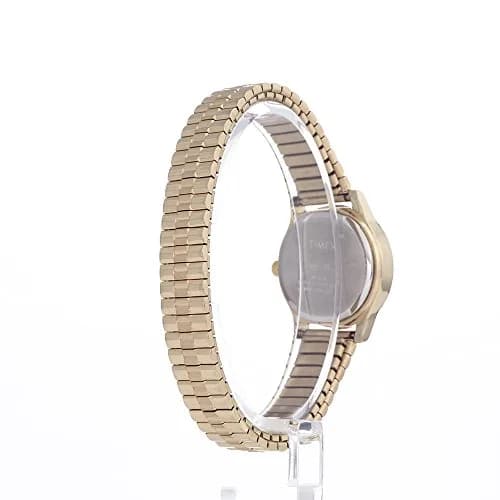 Timex Women's Essex Avenue Gold-Tone Stainless Steel Watch | 25mm Brass Case & Indiglo Light thumbnail 4