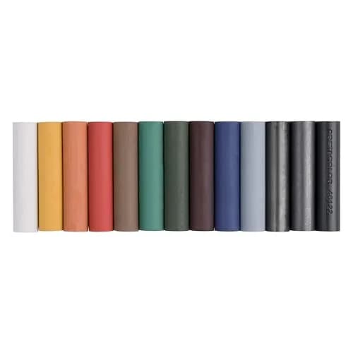 Cretacolor Art Chunky Set, 12 Colors | Water-Soluble Charcoal Sticks for Large Scale Drawings thumbnail 3