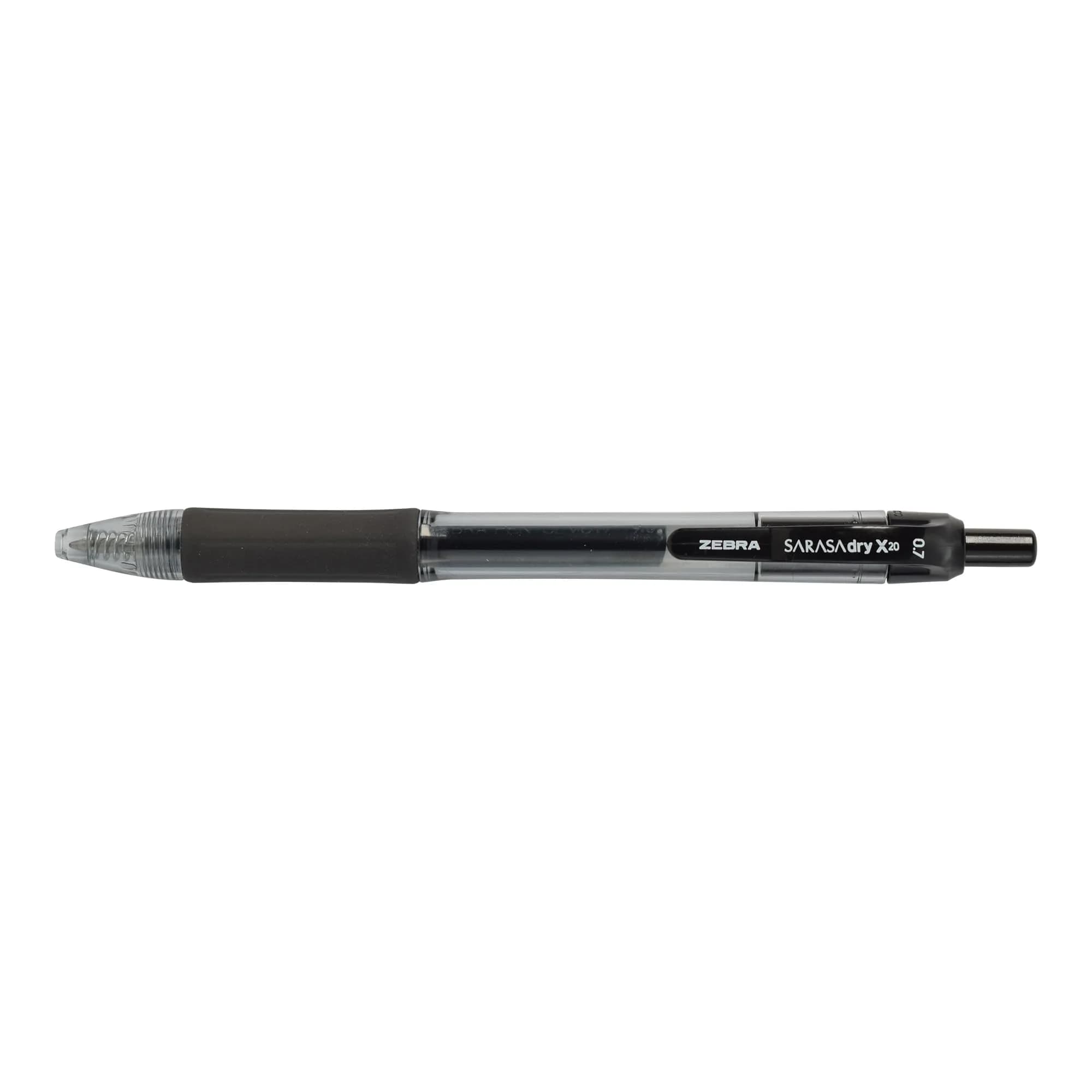 Zebra Pen SARASA Dry X20 Retractable Gel Pen 0.7mm (12-Pack, Black Ink) | Rapid Dry Ink, Smear-Resistant, Ideal for Left-Handed Writers - view 2