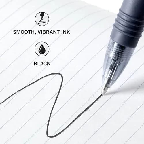 Zebra Pen Z-Grip Retractable Ballpoint Pens, Black Ink, 1.0mm Medium Point, 24-Pack | Smooth Writing for Students & Professionals thumbnail 4