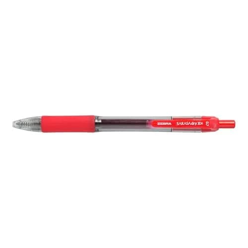 Zebra Pen SARASA Dry X20 Retractable Gel Pen, Red Ink, 0.7mm, 12-Pack | Smooth Writing Experience thumbnail 2