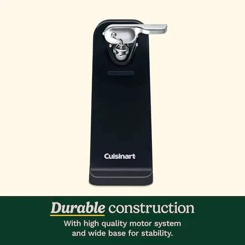 Cuisinart Electric Can Opener, One-Touch Operation, Nonslip Base, Black | 60W Automatic Kitchen Tool thumbnail 4