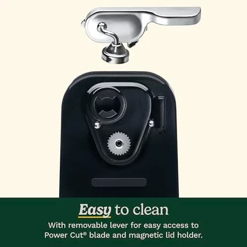 Cuisinart Electric Can Opener, One-Touch Operation, Nonslip Base, Black | 60W Automatic Kitchen Tool thumbnail 5