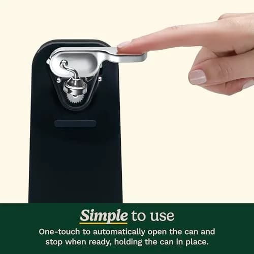 Cuisinart Electric Can Opener, One-Touch Operation, Nonslip Base, Black | 60W Automatic Kitchen Tool thumbnail 3
