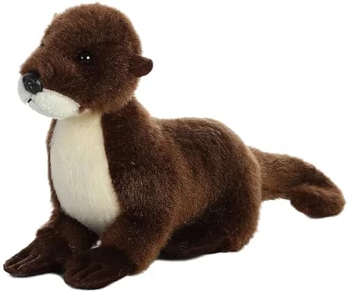 Aurora Mini Flopsie Sliddy Otter Stuffed Animal 25cm (10 Inches) | Soft, Adorable Plush Toy for All Ages thumbnail 1