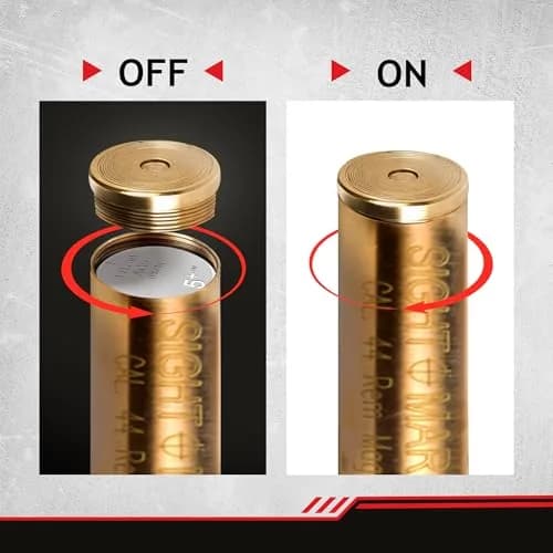 Sightmark .44 Magnum Boresight with Red Laser | Accurate Rifle Zeroing Tool for Hunting & Shooting thumbnail 6
