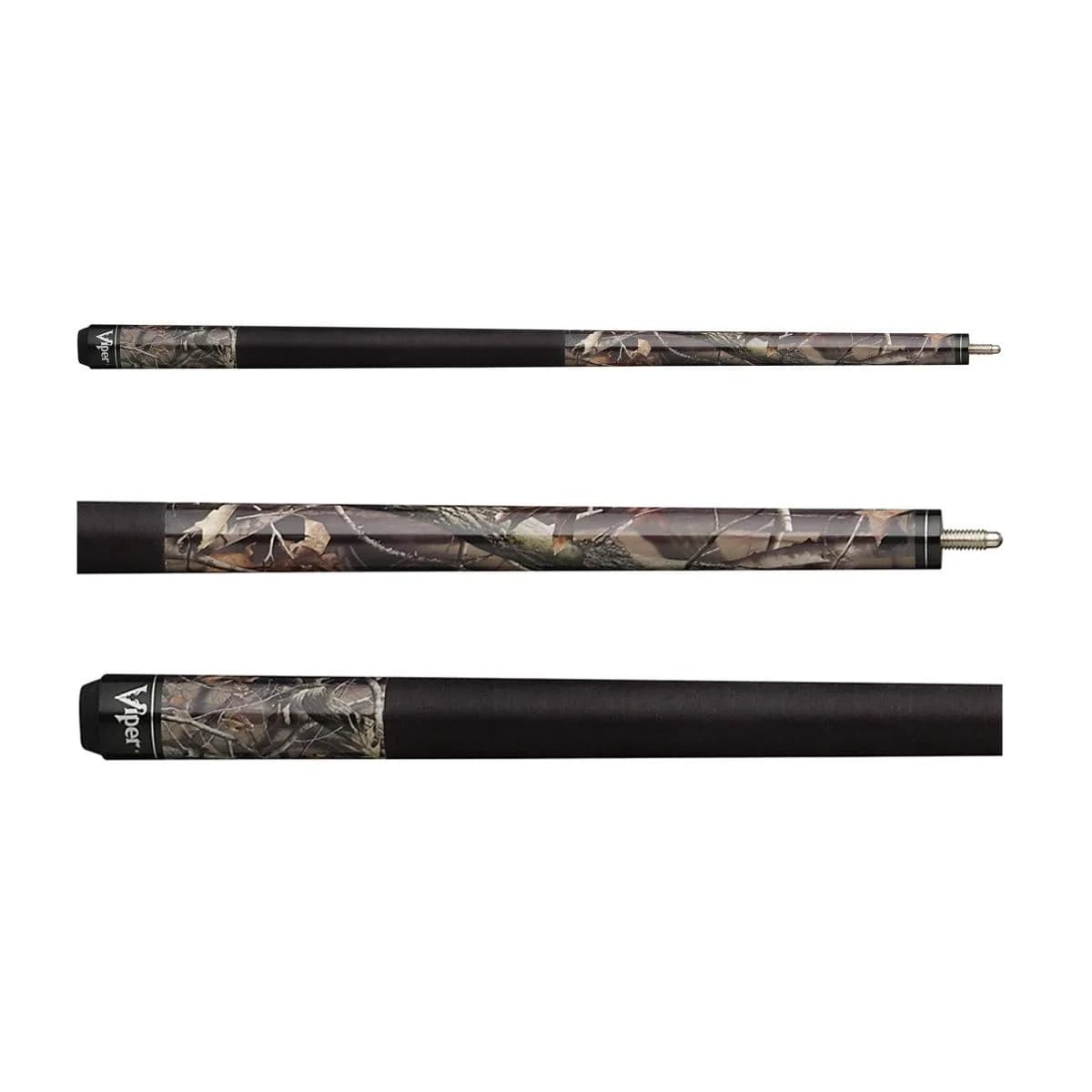 Viper Junior 48" Pool Cue Realtree Hardwoods HD 16 Oz | 2-Piece Maple Wood Billiard Stick - main product image