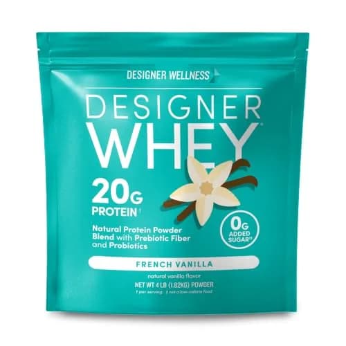 Designer Wellness Vanilla 4 lb Protein Powder | Supports Lean Muscle & Recovery - main product image