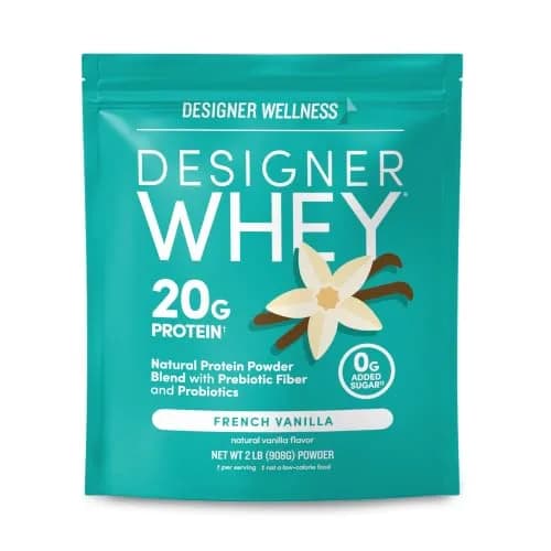 Designer Wellness Vanilla 2 lb Protein Powder | Supports Lean Muscle & Recovery thumbnail 1