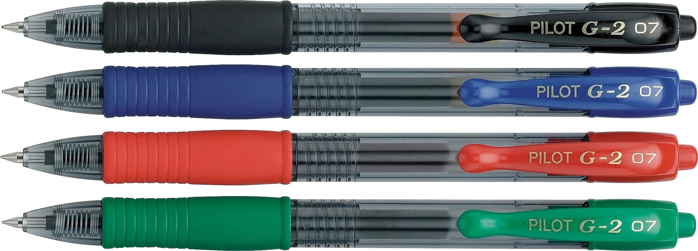 PILOT G2 Gel Ink Pens, Assorted Colors, 0.7mm Fine Point, 4-Pack | Smooth Writing & Long-Lasting Ink - view 2