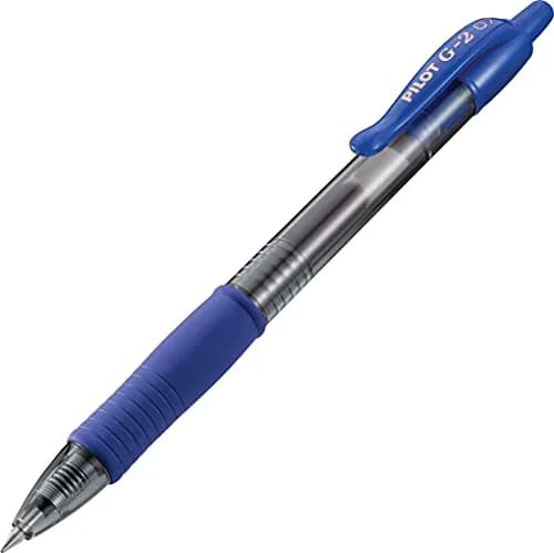 PILOT G2 Premium Gel Roller Pens, Blue Ink, Fine Point, 0.7mm, Pack of 4 | Longest Writing Gel Ink Pen thumbnail 3
