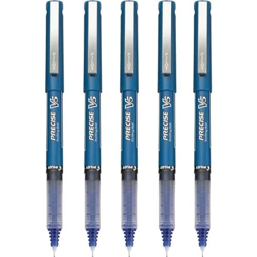 PILOT Precise V5 Extra Fine Point 0.5 mm Blue Pens | Smooth, Accurate & Fade-Resistant (70-120 chars) thumbnail 4