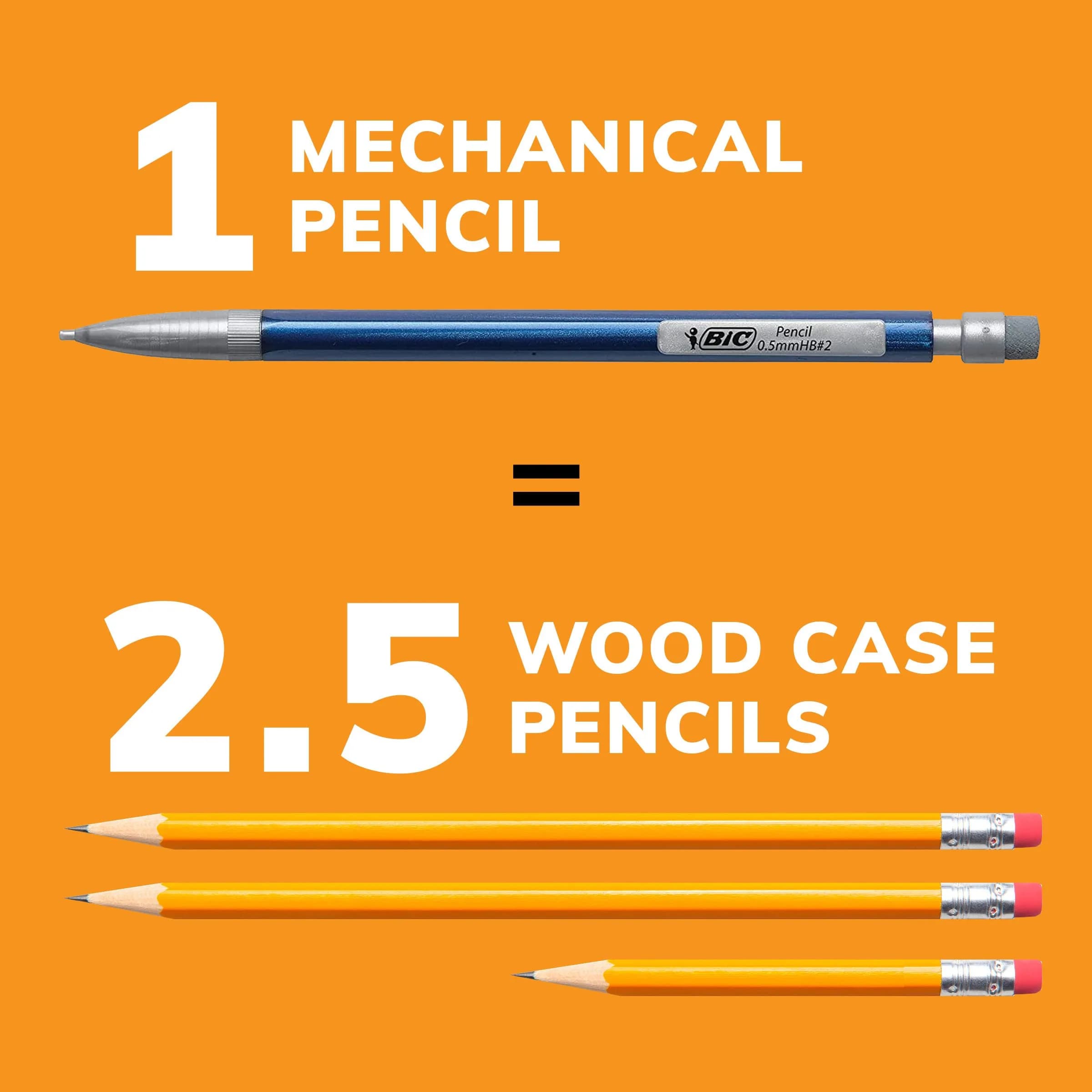 BIC Xtra-Precision Mechanical Pencils, Fine Point 0.5mm, 24-Count Pack | Smooth Ink Flow for Students - view 5
