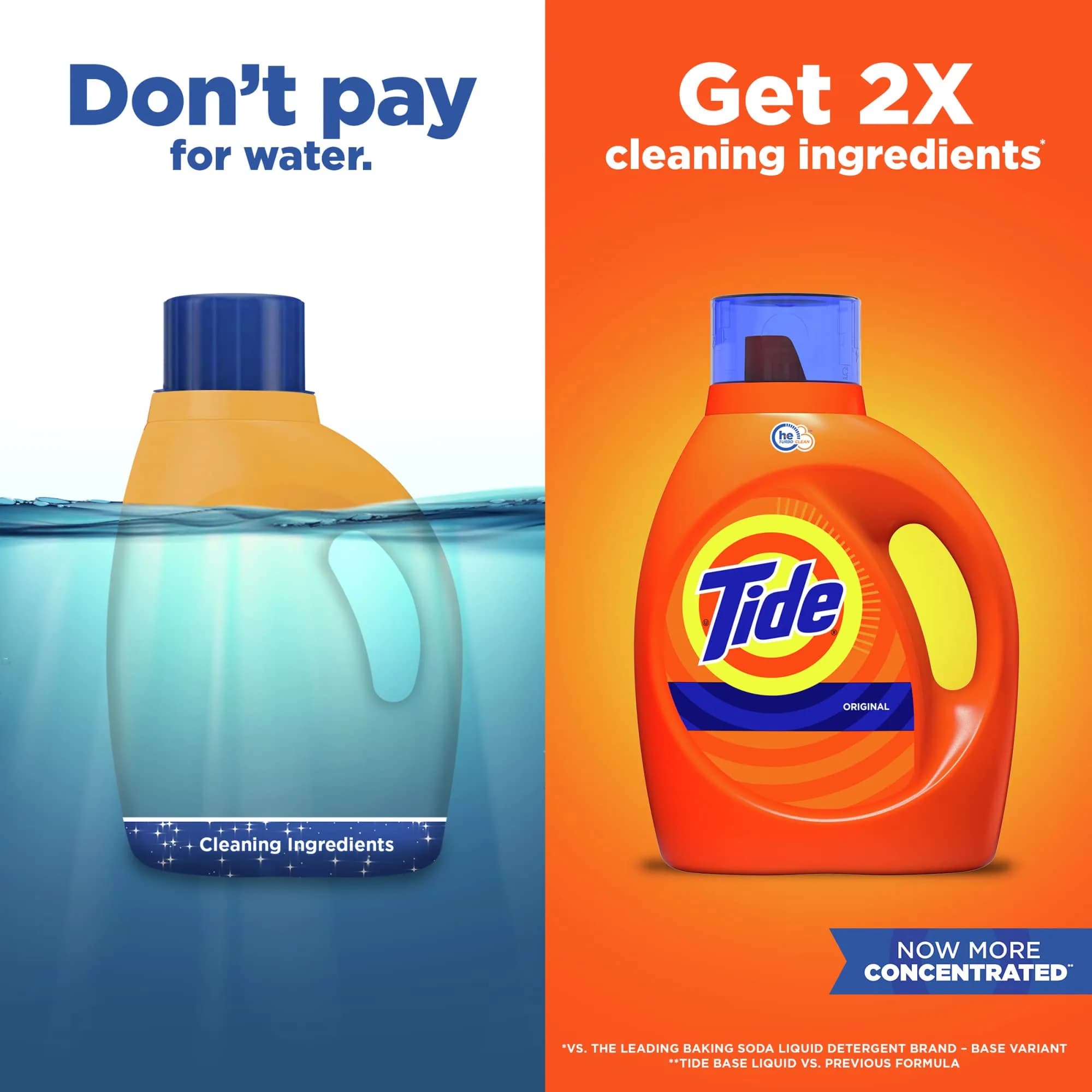 Tide Original Scent Liquid Laundry Detergent 1.56L (50 fl oz) | America's #1 Detergent for Tough Stains - view 2