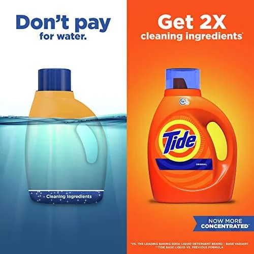 Tide Original Scent Liquid Laundry Detergent 1.56L (50 fl oz) | America's #1 Detergent for Tough Stains thumbnail 2