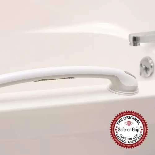 Safe-er-Grip 24-Inch Suction Cup Balance Assist Bar for Bath & Shower | Bathroom Safety Aid thumbnail 3