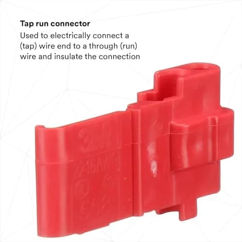 3M Scotchlok Electrical IDC 558 Connector 22-16 AWG Red 100-Pack | Self-Stripping Insulation Displacement Connector thumbnail 5