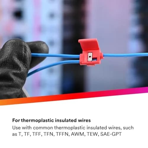 3M Scotchlok Electrical IDC 558 Connector 22-16 AWG Red 100-Pack | Self-Stripping Insulation Displacement Connector thumbnail 2