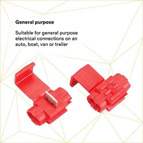 3M Scotchlok Electrical IDC 558-BULK Connector 22-16 AWG Red | 500 Pack thumbnail 2