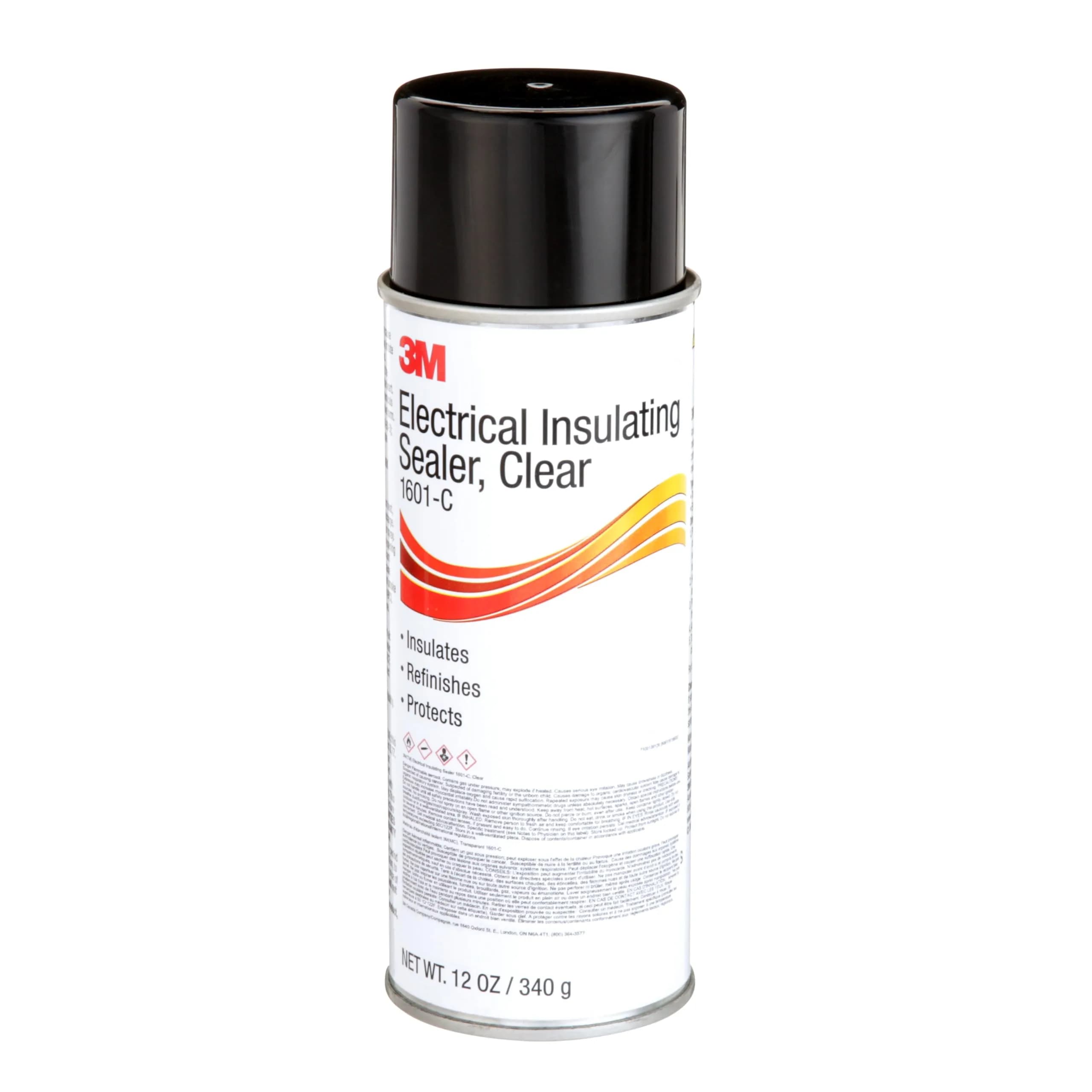 3M Electrical Insulating Sealer 1601-C | Clear, 12 oz Can | Fast-Drying, Weatherproof