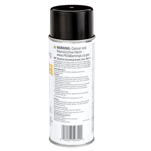 3M Electrical Insulating Sealer 1601-C | Clear, 12 oz Can | Fast-Drying, Weatherproof thumbnail 3