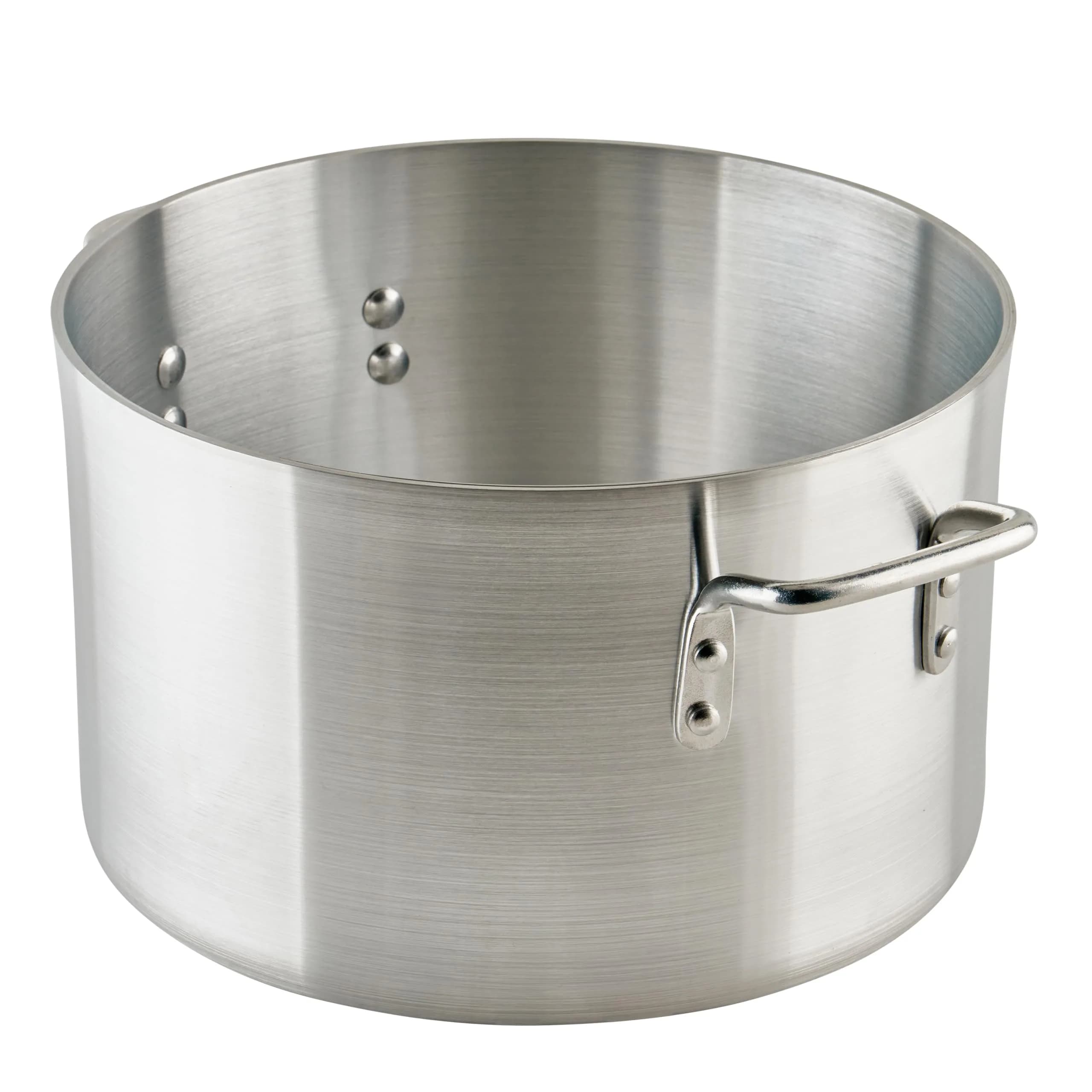 Winco 14 qt Aluminum Sauce Pot | Commercial-Grade Heavy Duty Kitchen Essential — 14.8 Quarts