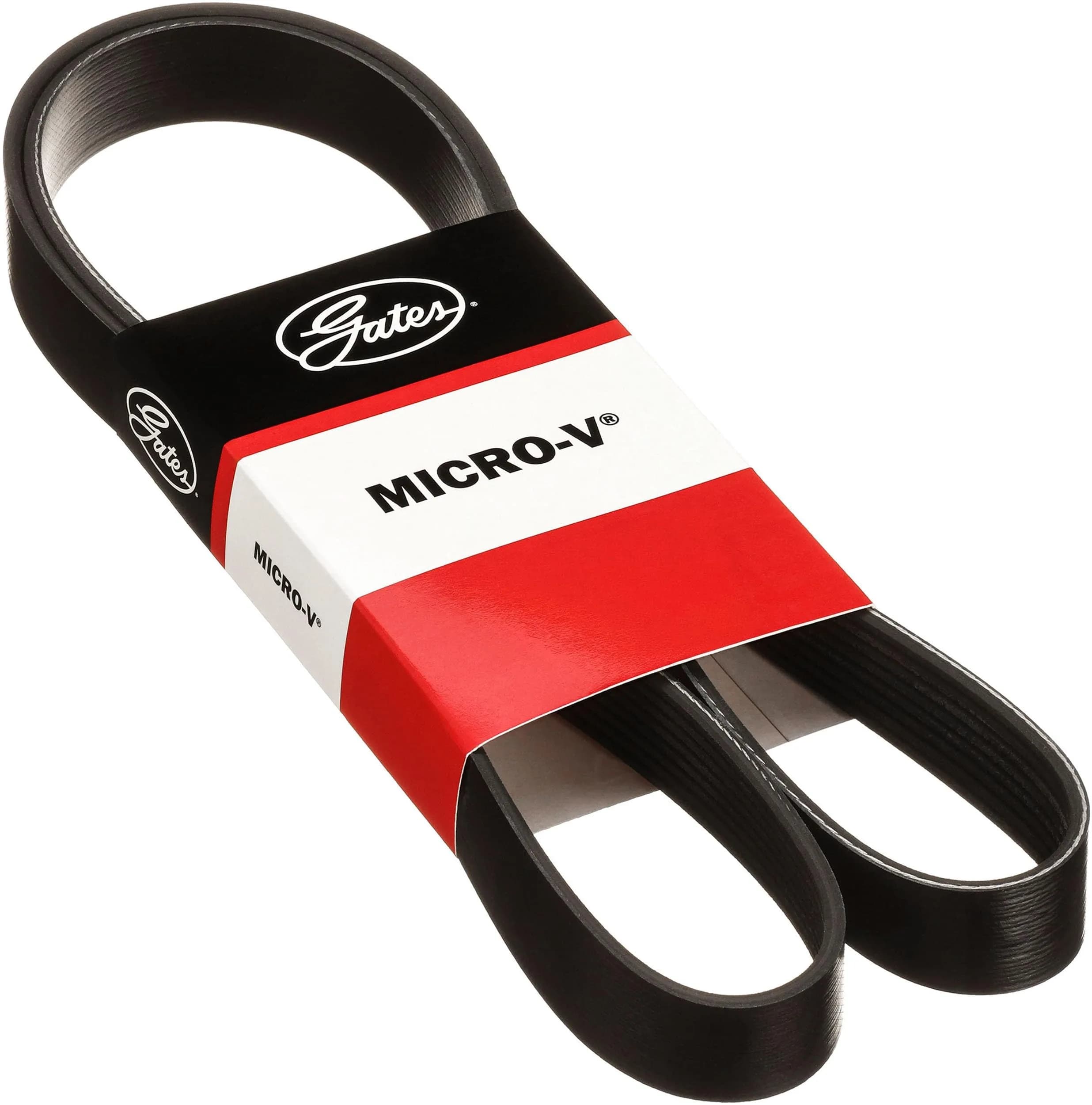 Gates K080580 Micro-V Serpentine Drive Belt 0.2 kg (0.4 lb) | OE-Spec Replacement for Indian Cars - main product image
