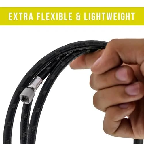 Master Airbrush Premium 6 Foot Nylon Braided Airbrush Hose with 1/8" & 1/4" Fittings thumbnail 4