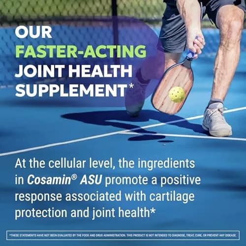 Nutramax Cosamin ASU Joint Health Supplement 90 Capsules | Faster-Acting Formula with Glucosamine, Chondroitin, ASU, and Boswellia thumbnail 4