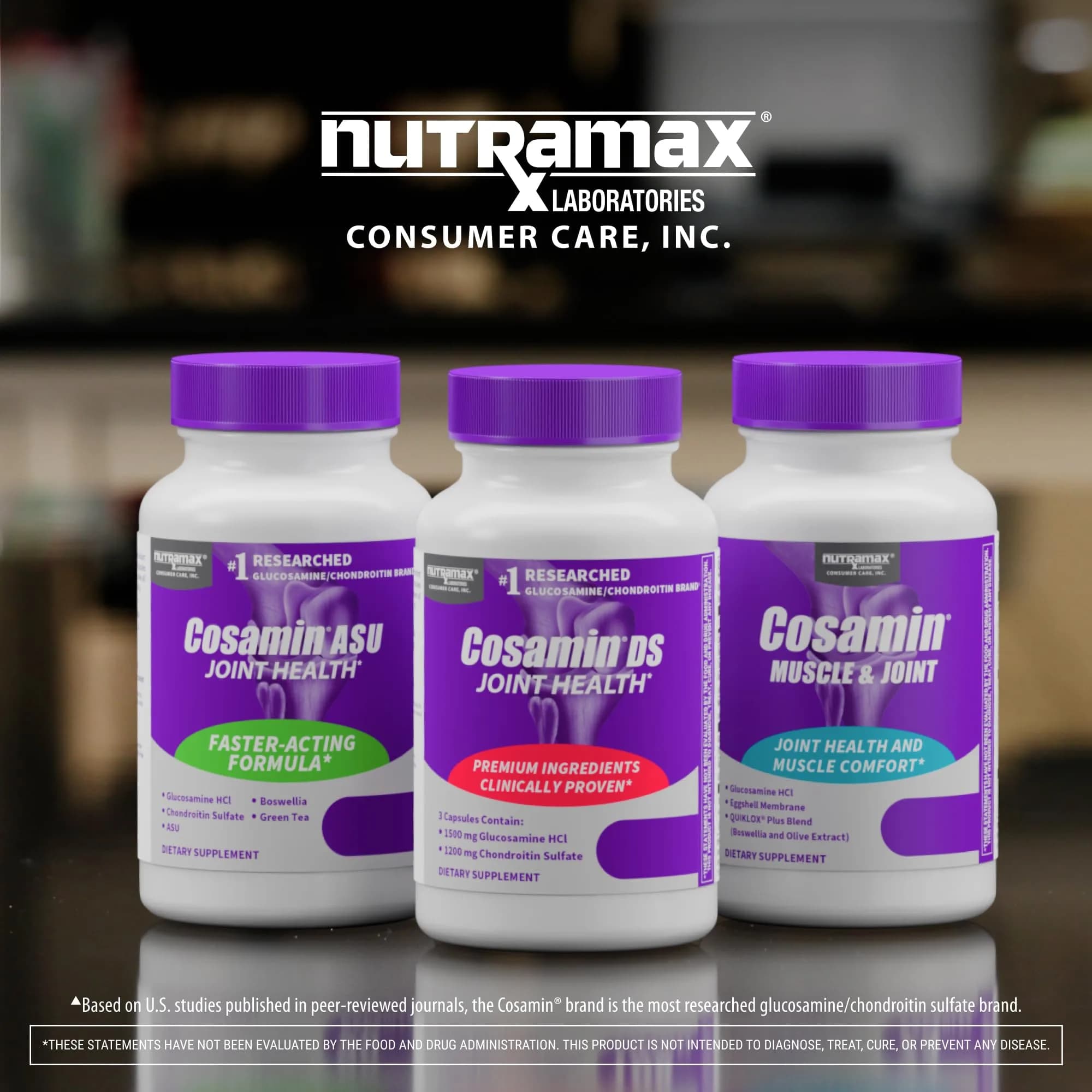 Nutramax Cosamin ASU Joint Health Supplement 90 Capsules | Faster-Acting Formula with Glucosamine, Chondroitin, ASU, and Boswellia - view 8