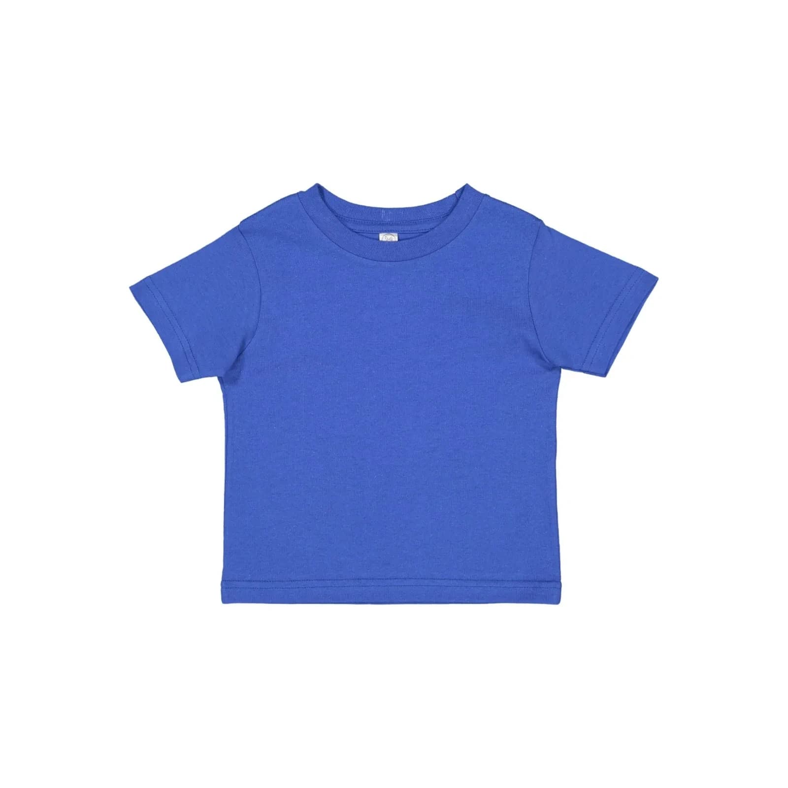RABBIT SKINS Infant 100% Cotton Jersey Short Sleeve Tee Light Blue 12 Months | Soft & Breathable for Everyday Wear — Royal / 18 Months