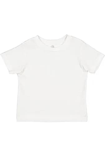 RABBIT SKINS Infant 100% Cotton Jersey Short Sleeve Tee White 12 Months | Soft & Breathable for Indian Climate thumbnail 1