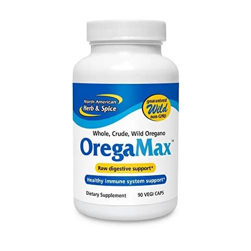 NORTH AMERICAN HERB & SPICE OregaMax 90 Capsules | Wild Oregano Supplement for Immunity & Digestion thumbnail 1