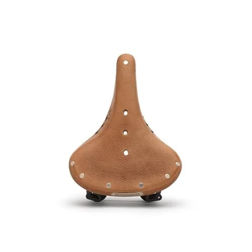 Brooks England B67 Softened Leather Bike Saddle | Handmade with Suspension Springs, Dark Tan, One Size thumbnail 4