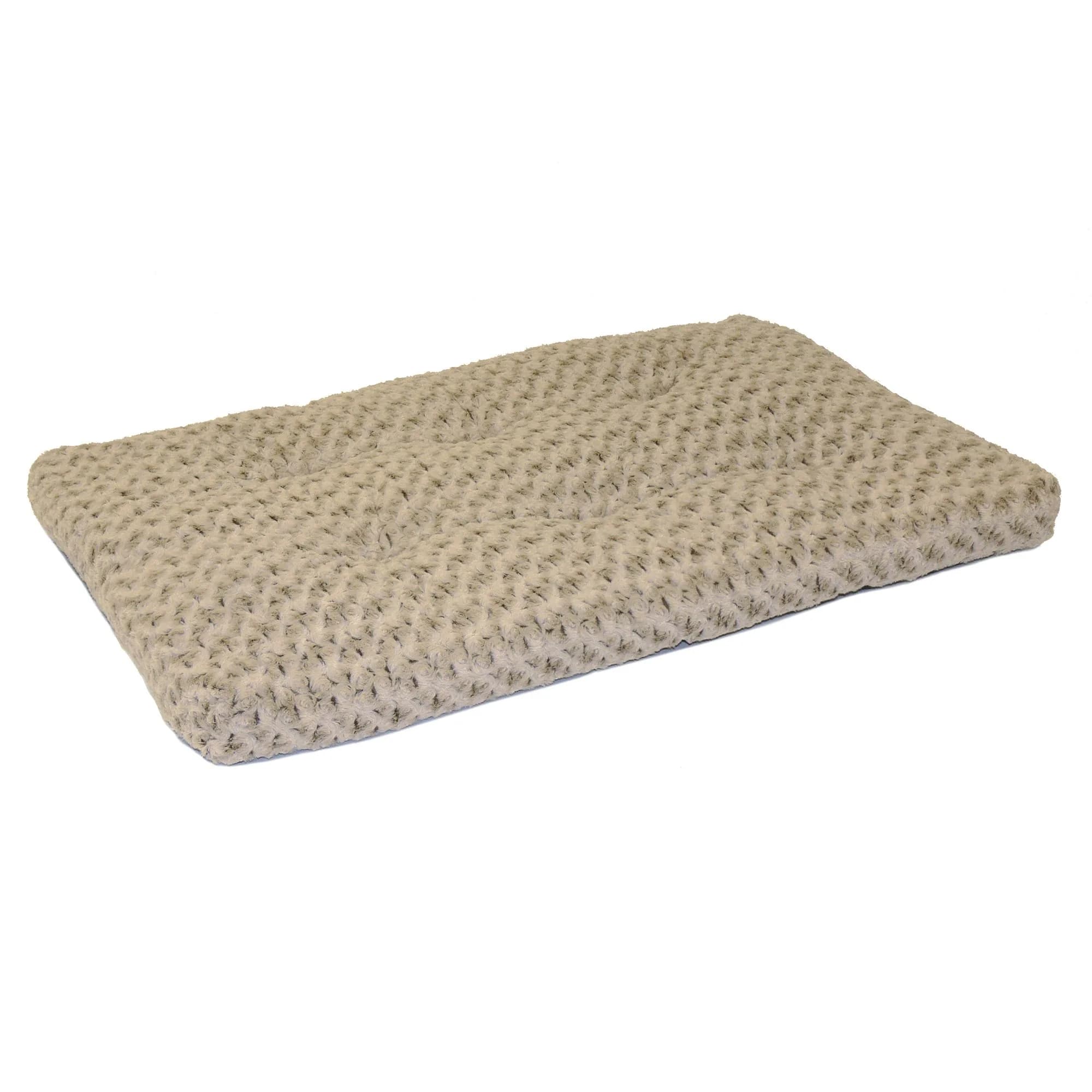 MidWest Homes for Pets XL QuietTime Deluxe Mocha Ombré Swirl Plush Pet Bed, Machine Washable, Non-Skid Bottom, Soft Crate Mat for 48-inch Crates - main product image
