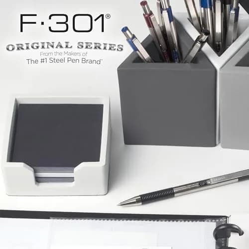 Zebra Pen F-301 Ballpoint Pen 0.7mm Fine Point, Black Ink, 12-Pack | Smooth Writing Instrument thumbnail 5