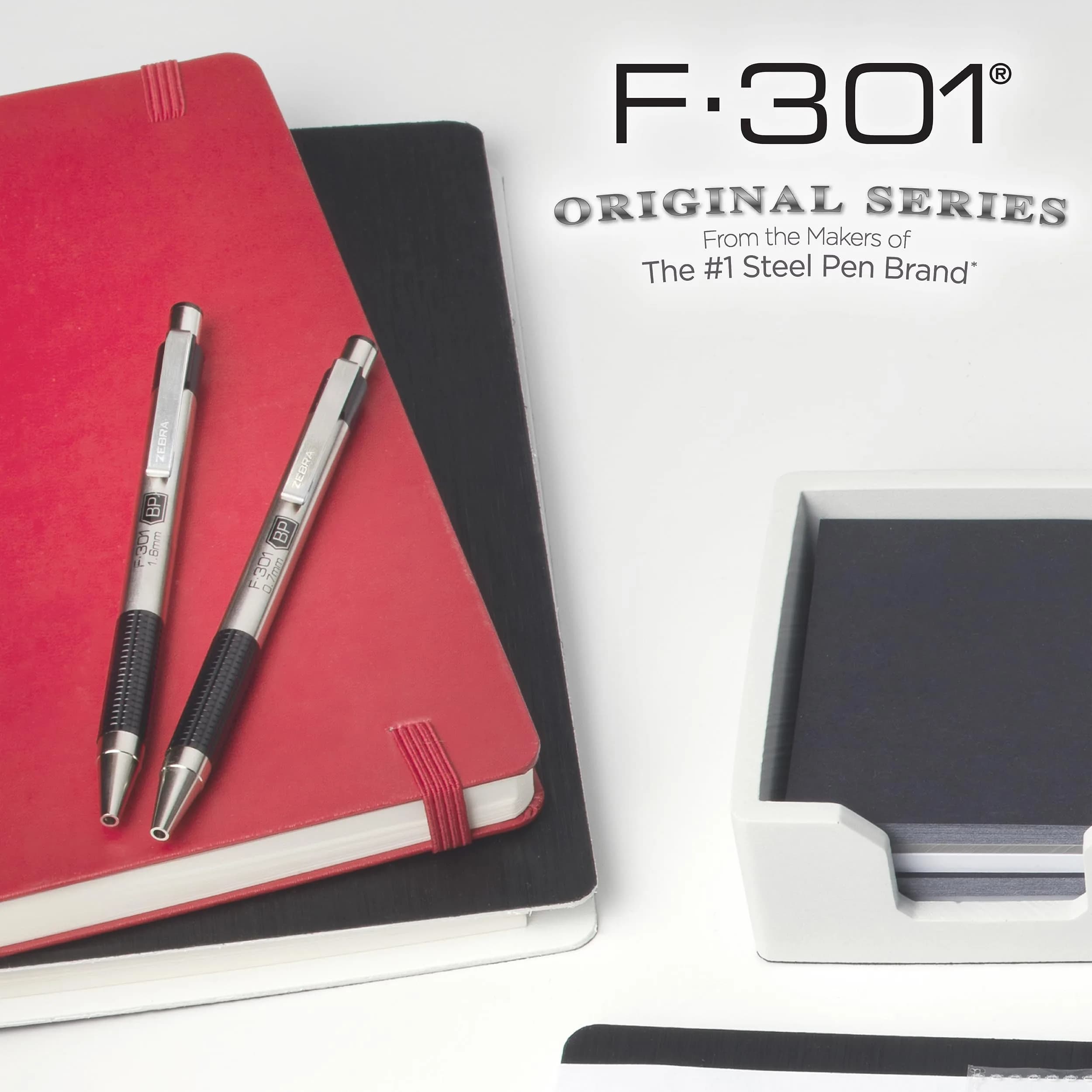 Zebra Pen F-301 Ballpoint Pen 0.7mm Fine Point, Black Ink, 12-Pack | Smooth Writing Instrument - view 6
