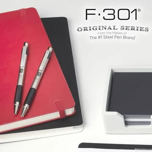 Zebra Pen F-301 Ballpoint Pen 0.7mm Fine Point, Black Ink, 12-Pack | Smooth Writing Instrument thumbnail 6