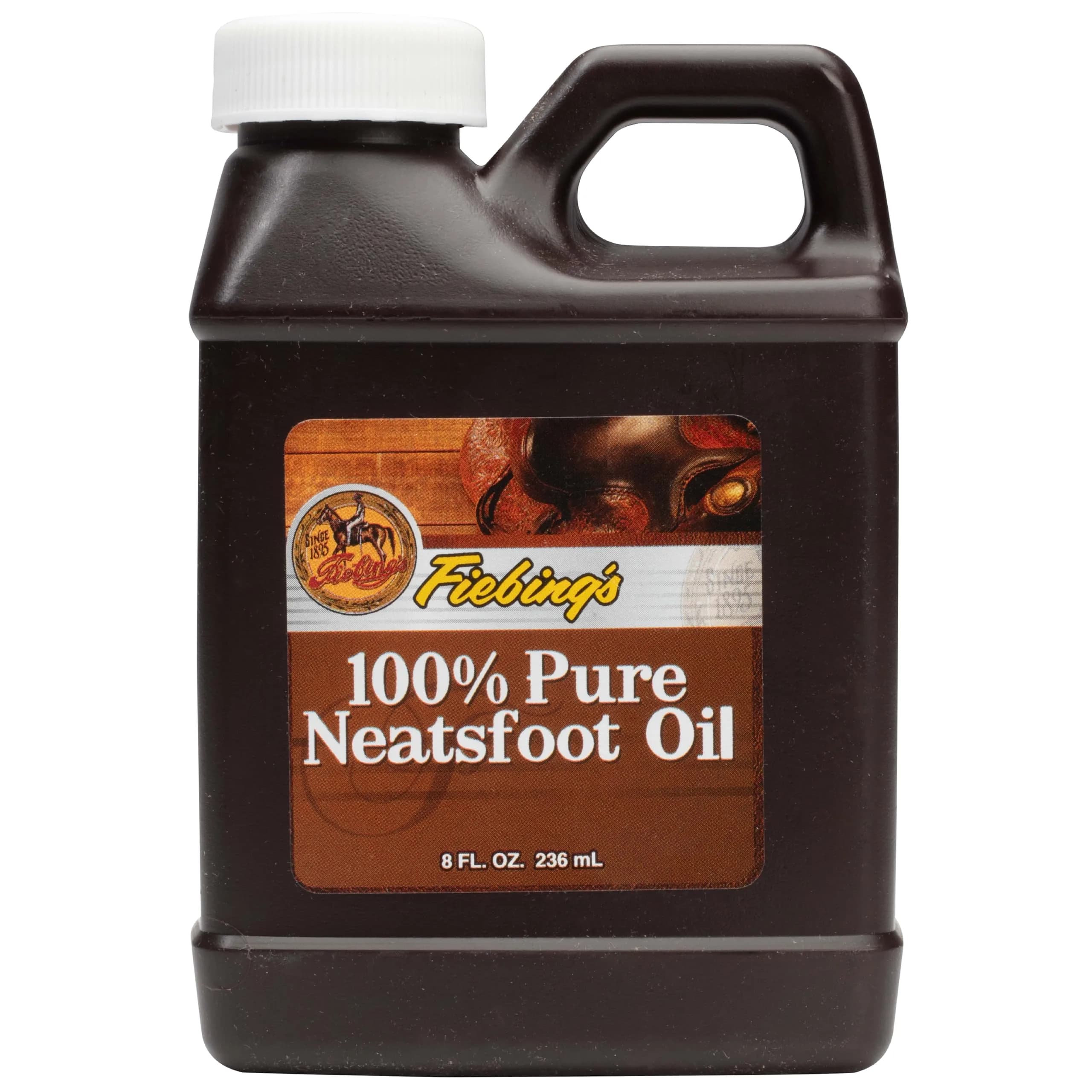 Fiebing's 100% Pure Neatsfoot Oil 237ml (8 Fl Oz) | Natural Leather Preservative for Boots, Saddles, and Shoes - main product image