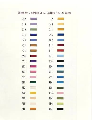 DMC Embroidery Floss Pack 36 Skeins | 8.7 Yards Each, 6-Strand Cotton thumbnail 5