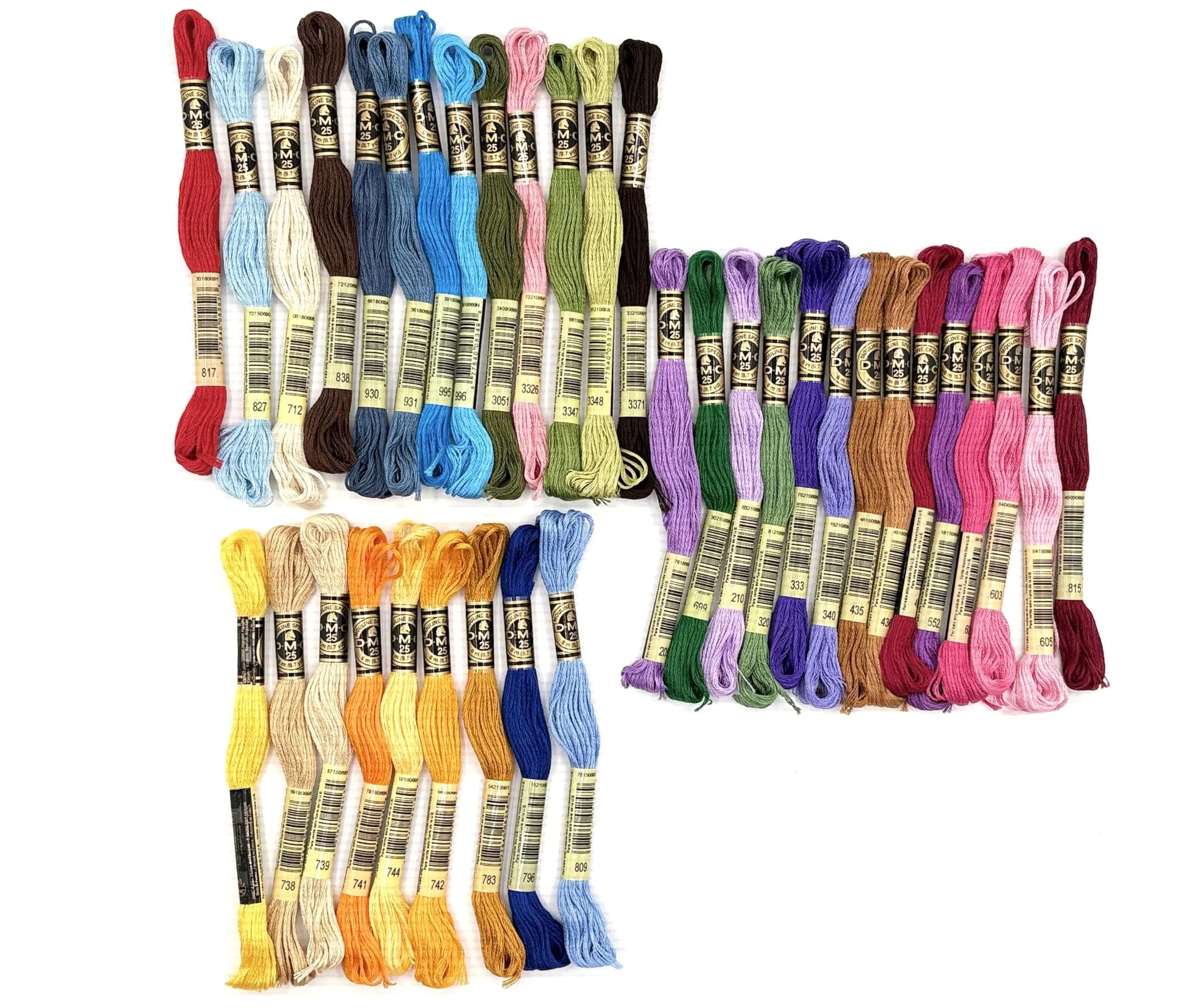 DMC Embroidery Floss Pack 36 Skeins | 8.7 Yards Each, 6-Strand Cotton - view 6