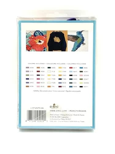 DMC Embroidery Floss Pack 36 Skeins | 8.7 Yards Each, 6-Strand Cotton thumbnail 2