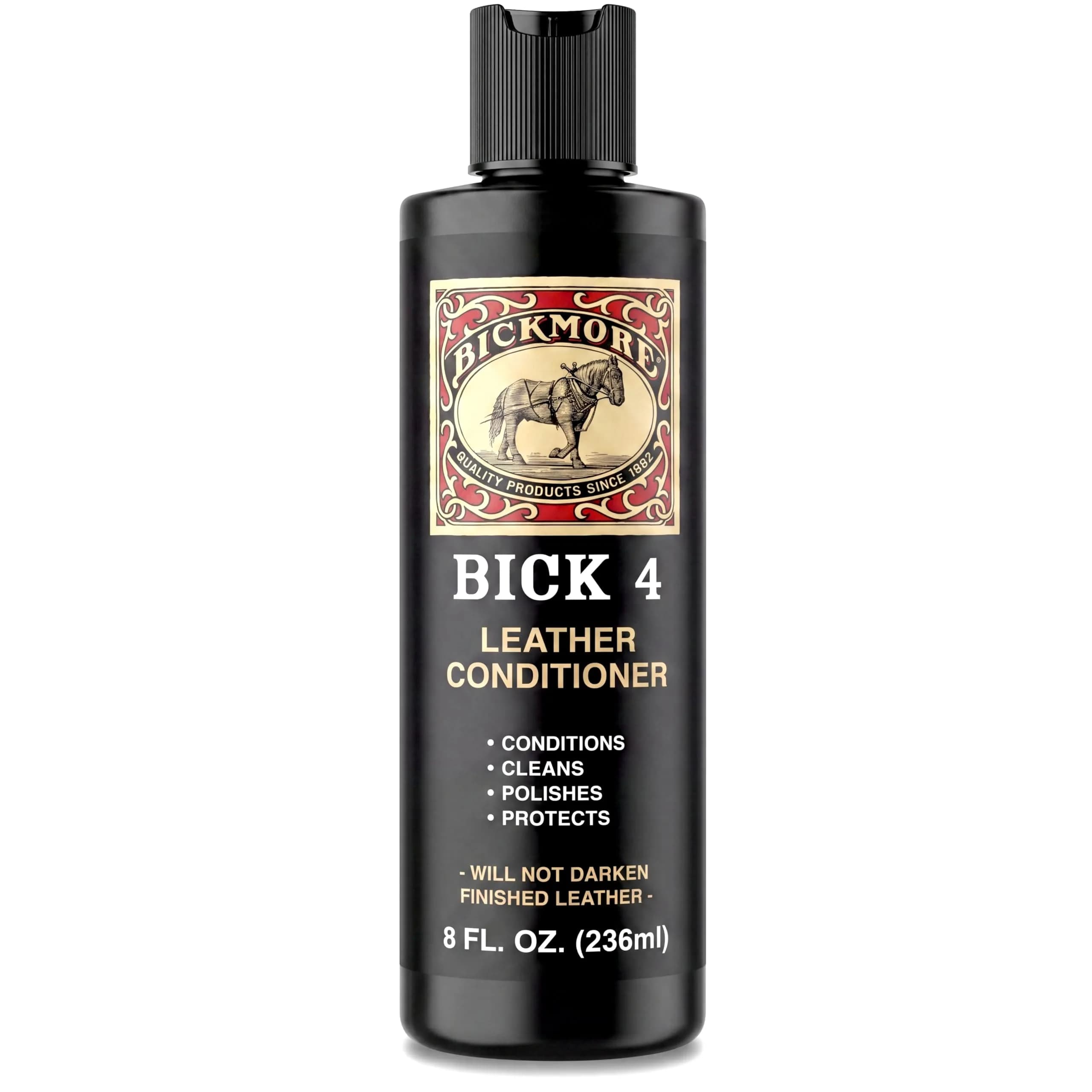 Bickmore Bick 4 Leather Conditioner & Cleaner 8 oz (237 ml) | Won't Darken Finished Leather - main product image