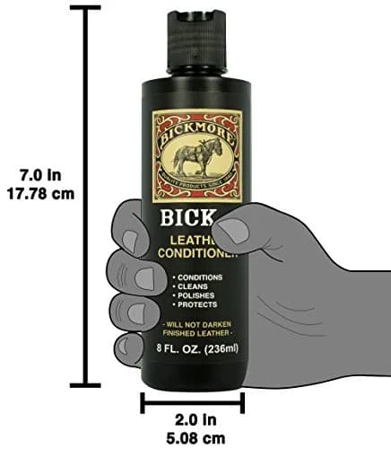 Bickmore Bick 4 Leather Conditioner & Cleaner 8 oz (237 ml) | Won't Darken Finished Leather thumbnail 8
